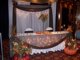 Lempučių girlianda - dekoracija vestuviniam stalui pav.#851