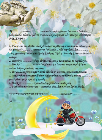  Senelio pasižadėjimas