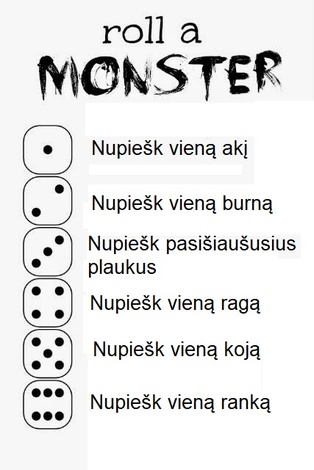 Nupiešk monstrą