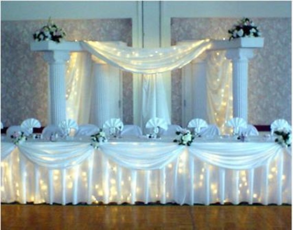  Lempučių girlianda - dekoracija vestuviniam stalui