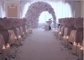 Vestuvių dekoracija - 3D gėlės pav.#1102