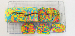 Vaivorykštinis pyragas pav.#3527