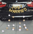 Idėjos kaip papuošti automobilius vestuvėms pav.#5616