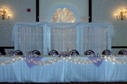 Lempučių girlianda - dekoracija vestuviniam stalui pav.#850