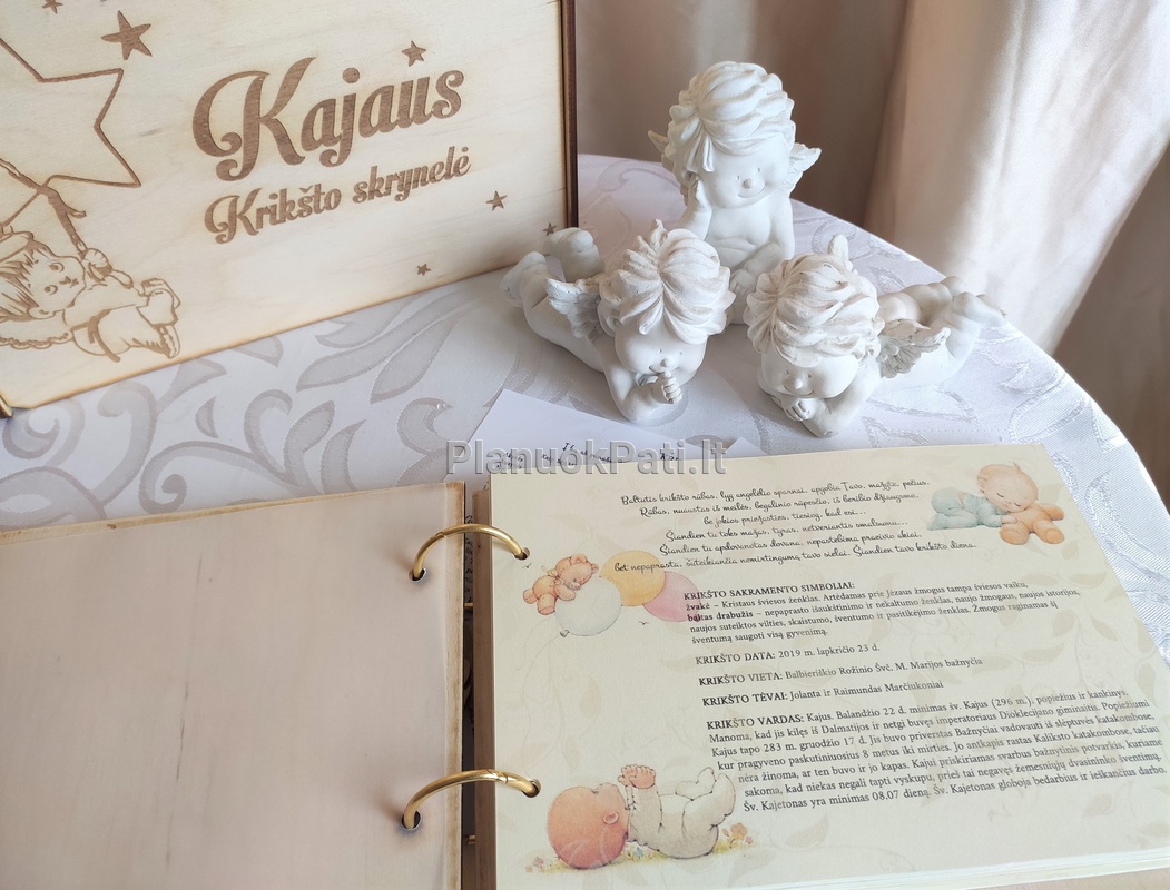 Krikštynų knyga su personalizuotais pasižadėjimais-3