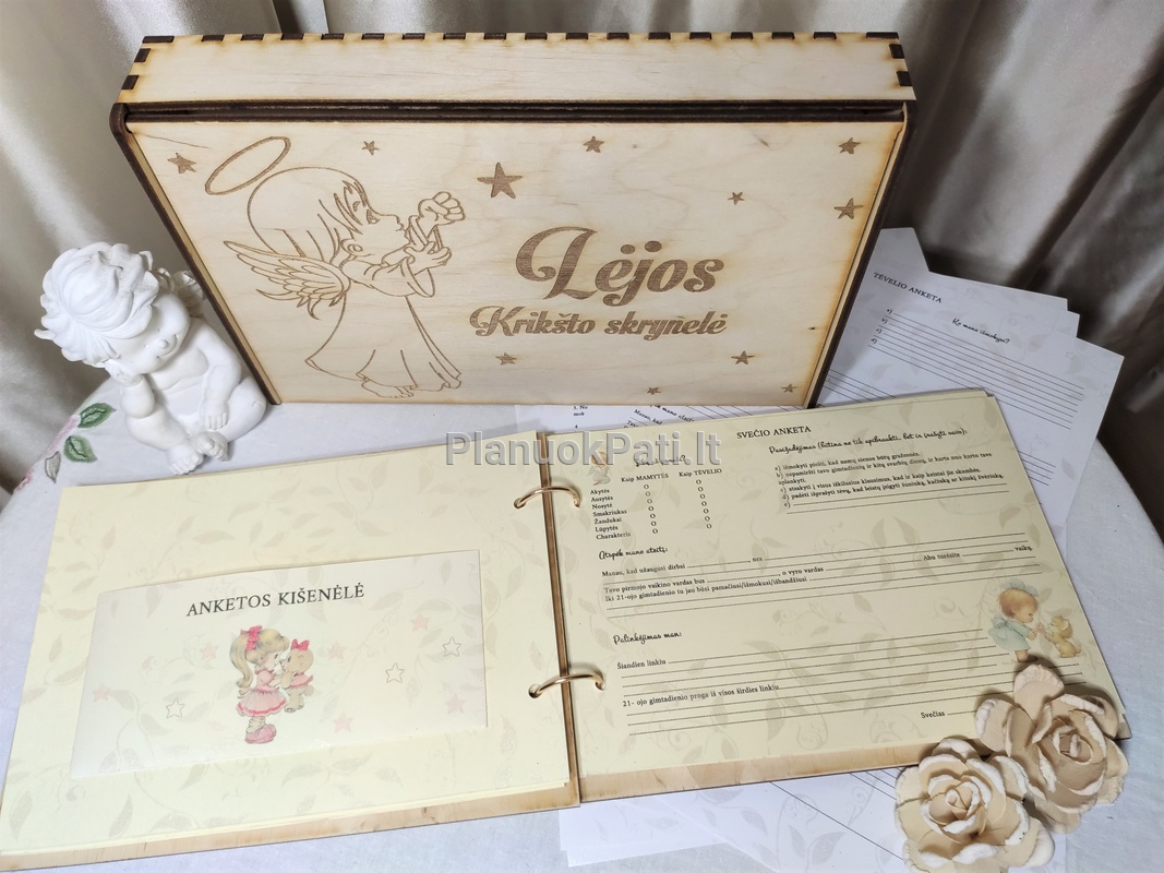 Krikštynų knyga su personalizuotais pasižadėjimais-7
