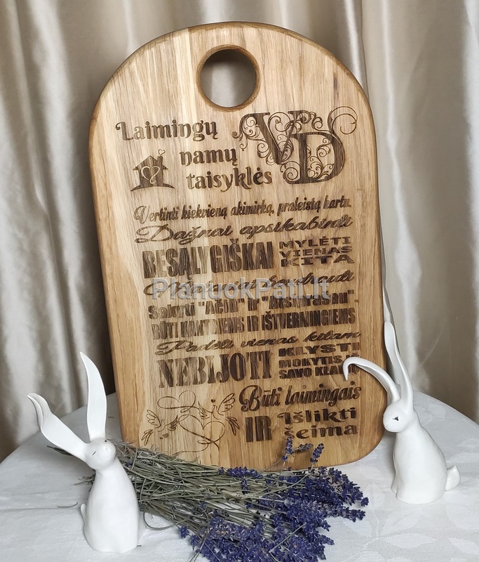 Ąžuolinis padėklas-lentelė -6