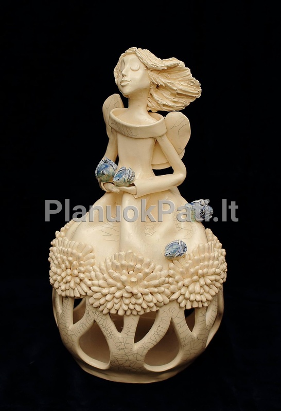 Šeimos židinys - žvakidė Šeimos medžio angelas-8