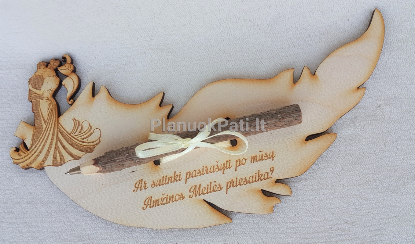 Kvietimas arba padėka su rašikliu-4