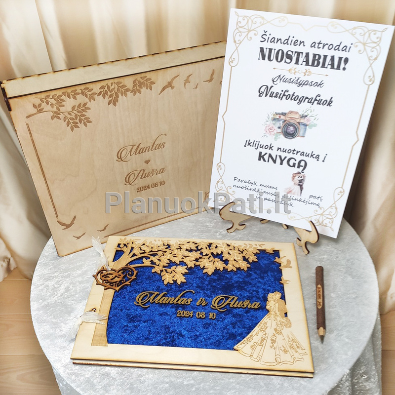 Vestuvių palinkėjimų albumas Įsimylėjėliai prie medžio-9