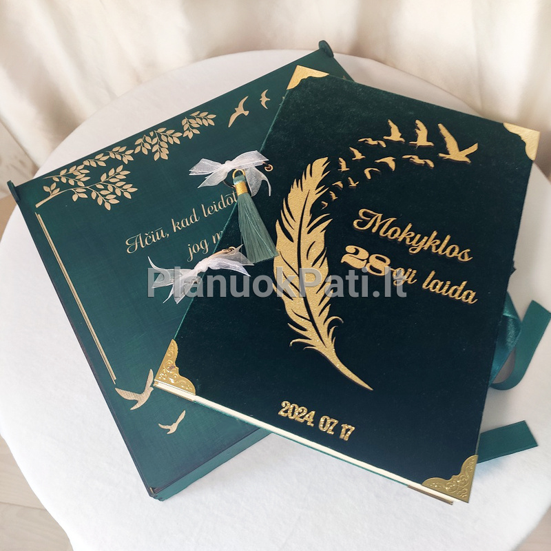 Knyga palinkėjimams personalizuotu viršeliu-4