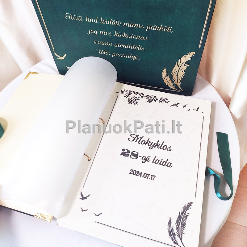 Knyga palinkėjimams personalizuotu viršeliu-6