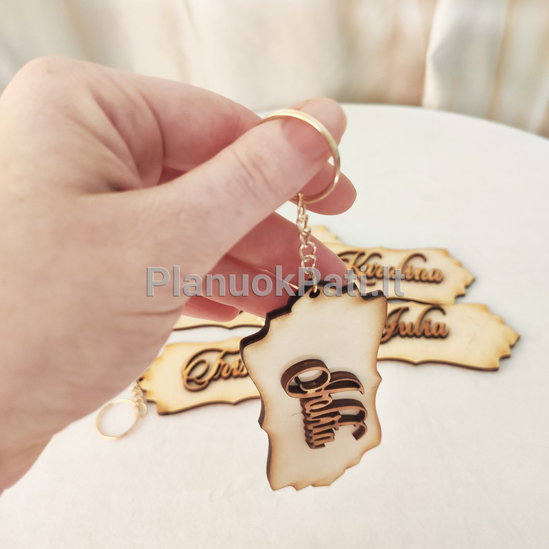 Svečio vardo kortelė su rakto pakabuku-4