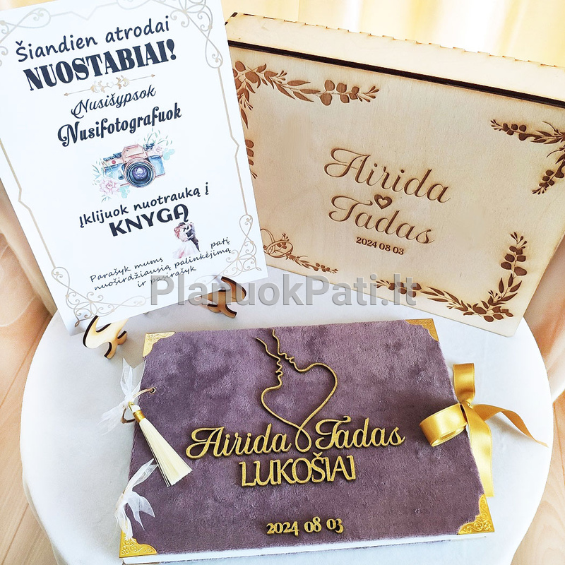 Svečių palinkėjimų knyga Meilės Žvilgsnis-2