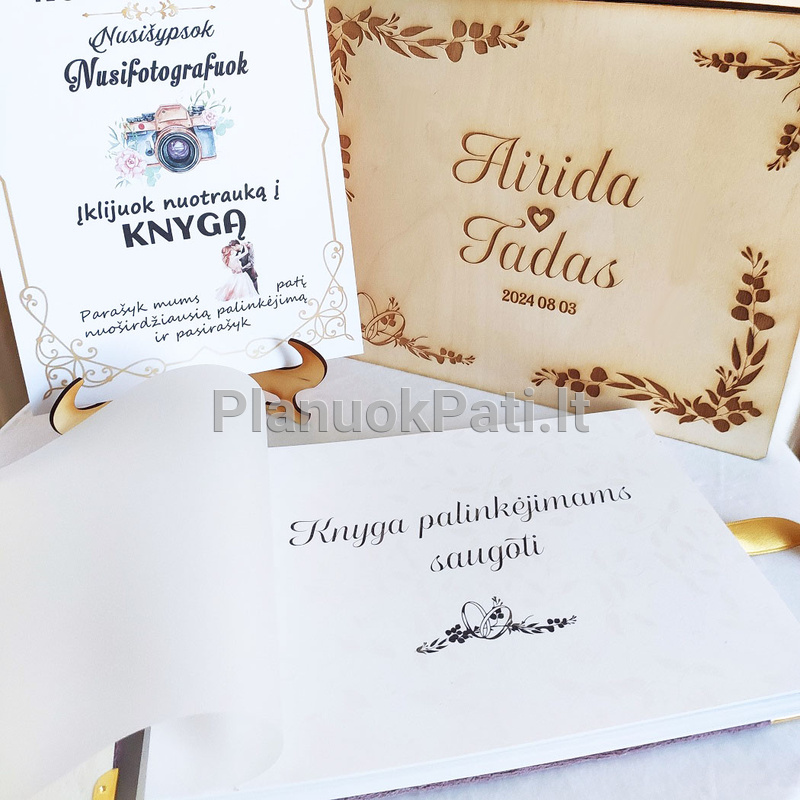 Svečių palinkėjimų knyga Meilės Žvilgsnis-3