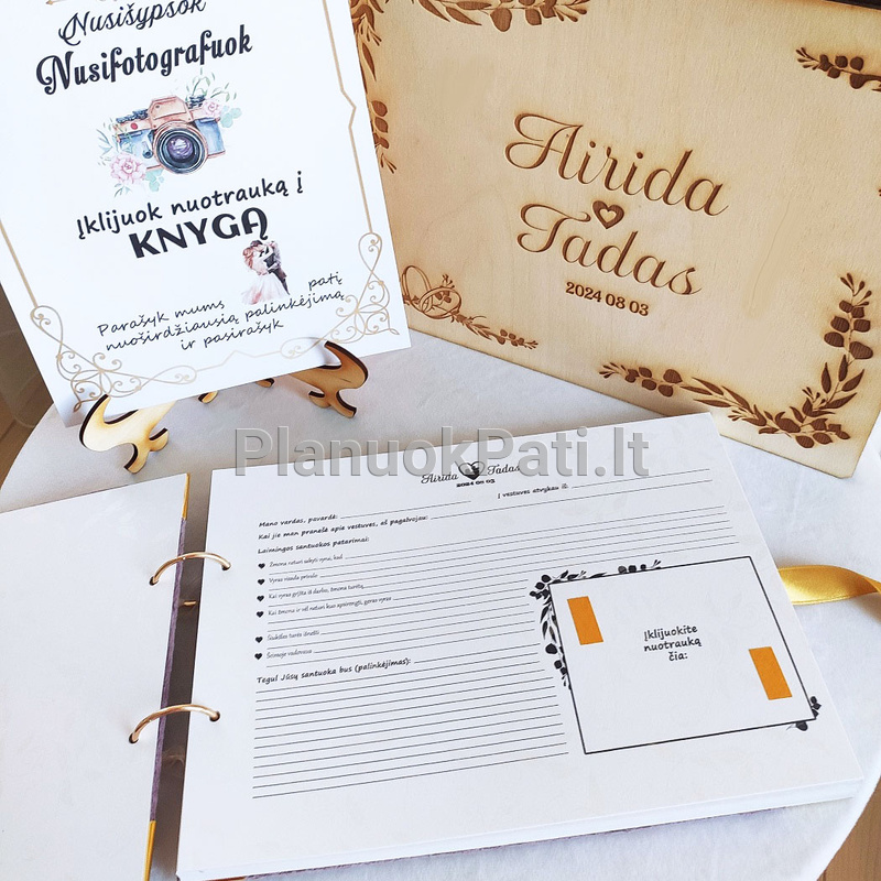 Svečių palinkėjimų knyga Meilės Žvilgsnis-5