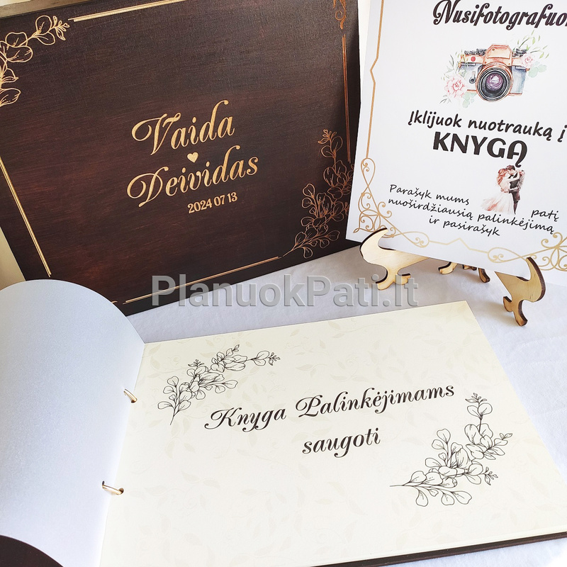 Vestuvinis palinkėjimų albumas Eukalipto Švelnumas-2