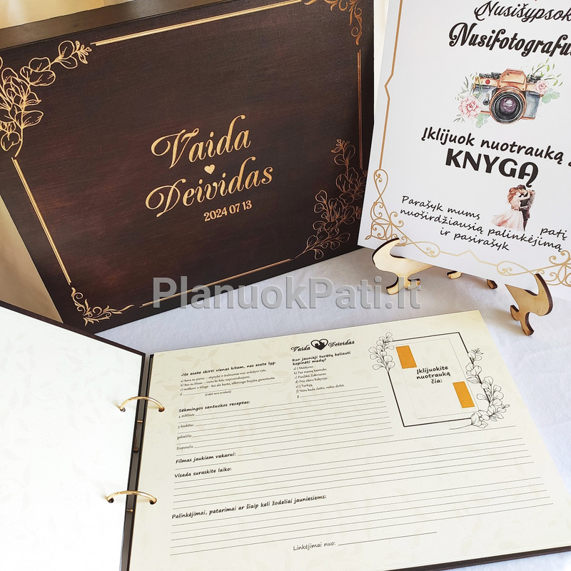 Vestuvinis palinkėjimų albumas Eukalipto Švelnumas-4