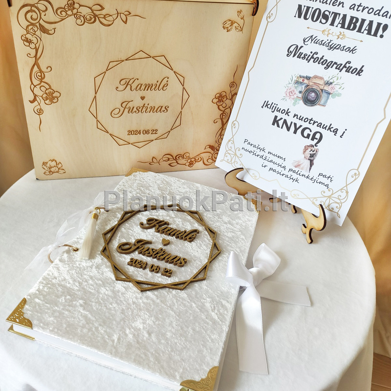 Vestuvių palinkėjimų knyga Deimantas-2