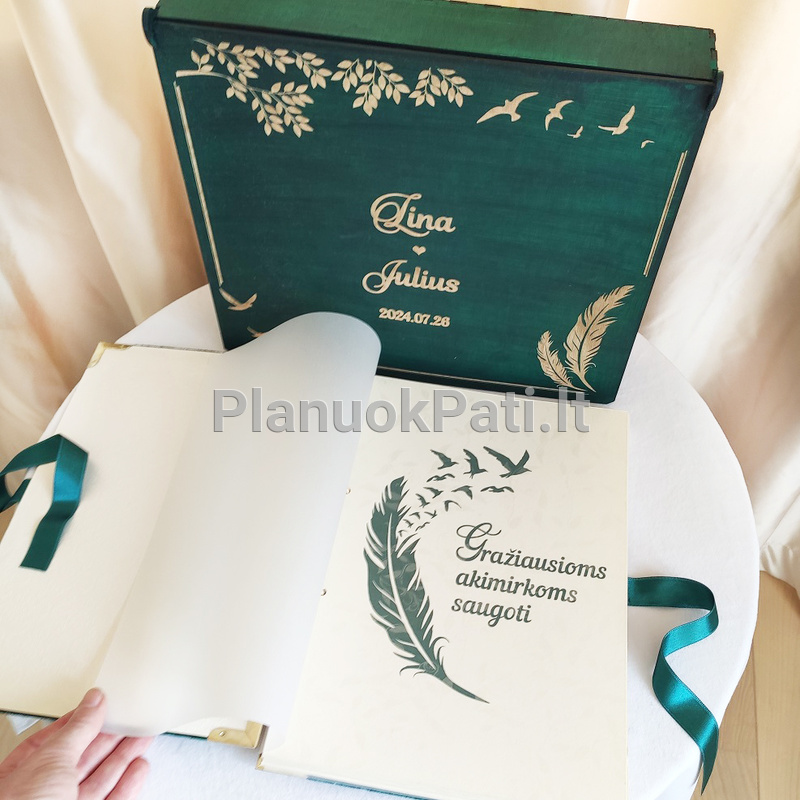 Vestuvinis palinkėjimų albumas Meilės Plunksna-3