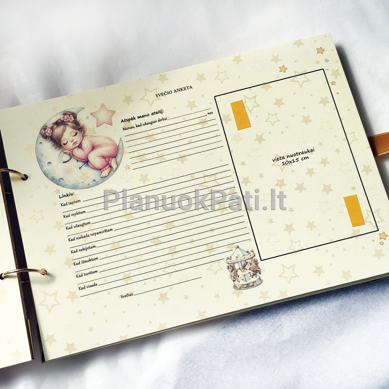 Krikštynų knyga dviem vaikučiams-3