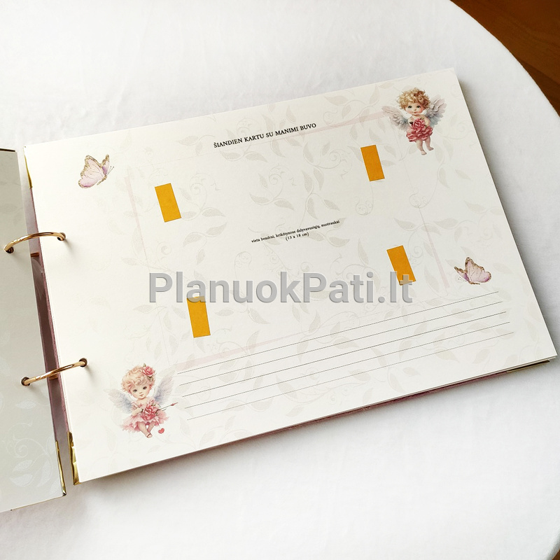 Palinkėjimų albumas Krikštynų angelas-6