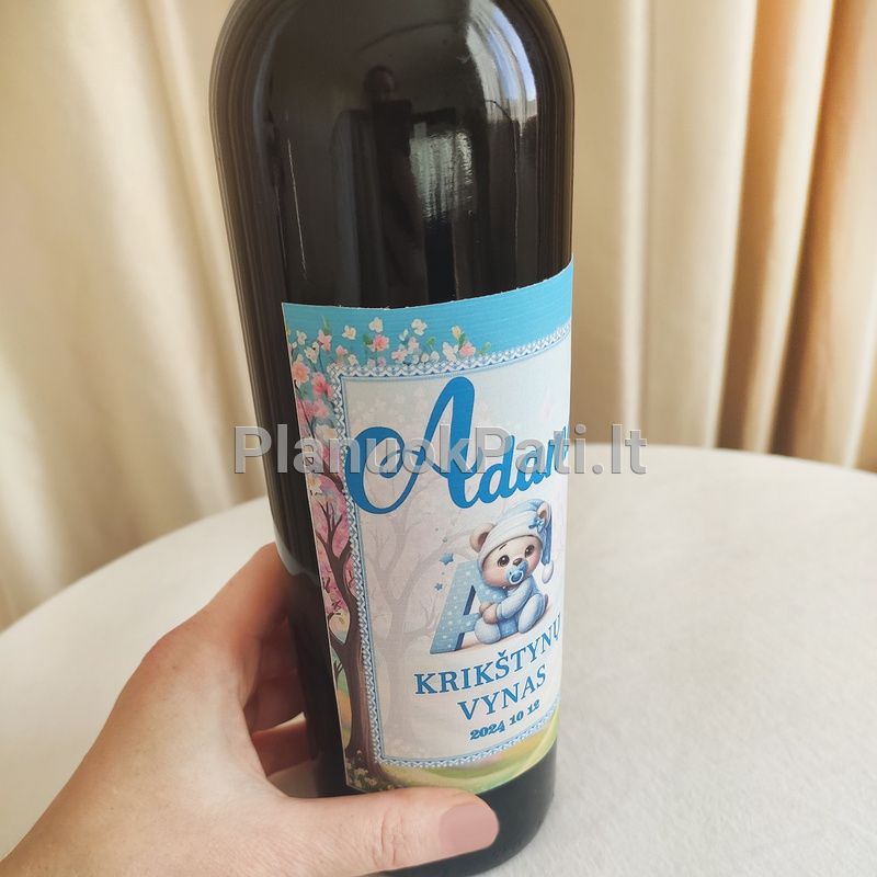 Lipni etiketė krikštynų vynui-3