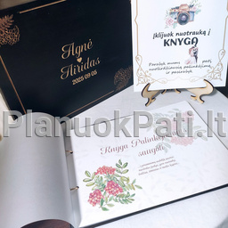 Vestuvinė palinkėjimų knyga Šermukšnio bučinys nuotrauka