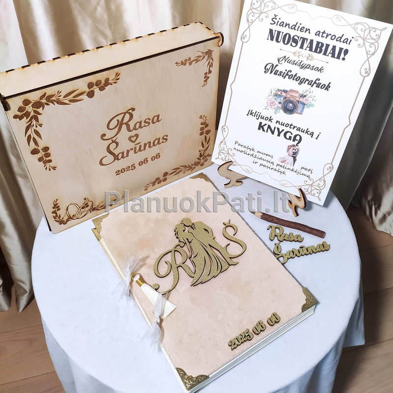 Palinkėjimų knyga vestuvėms Jaunieji-5