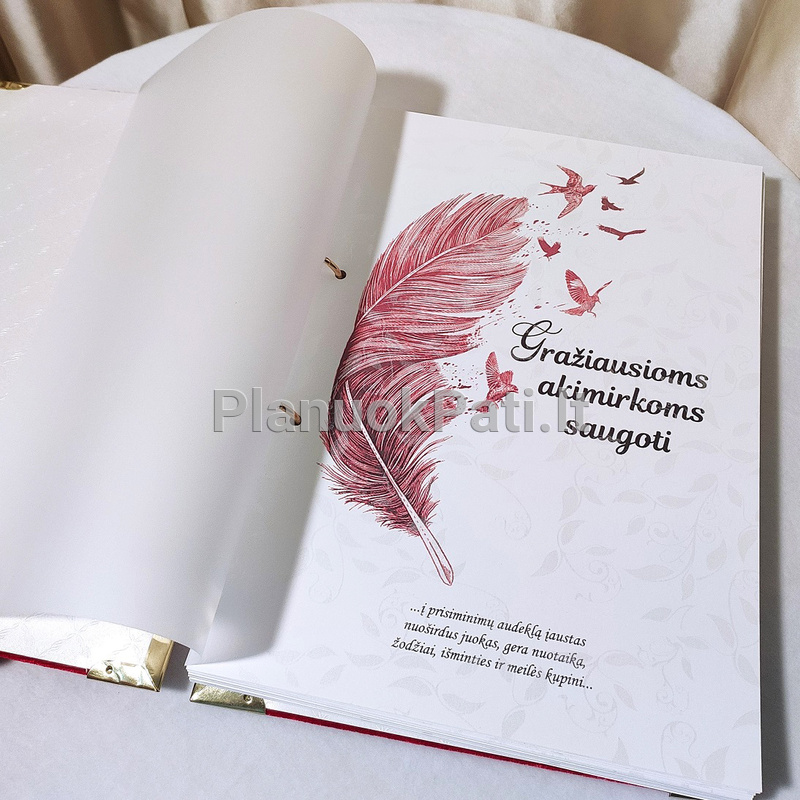 Vestuvinis palinkėjimų albumas Meilės Plunksna-8
