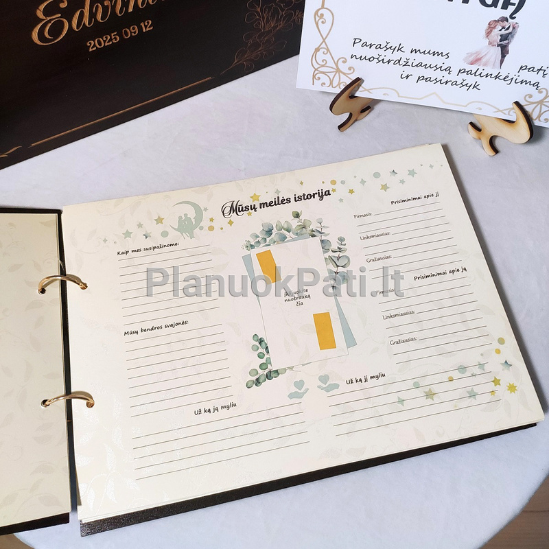 Vestuvinis palinkėjimų albumas Eukalipto Švelnumas-9