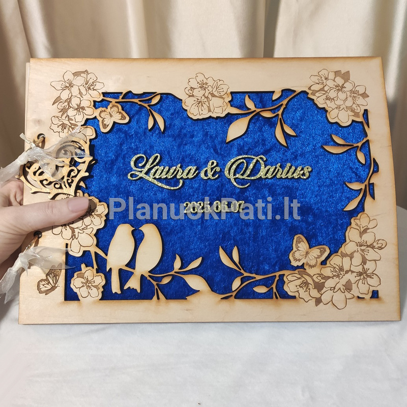 Vestuvių palinkėjimų knyga Paukščiai Žieduose-8