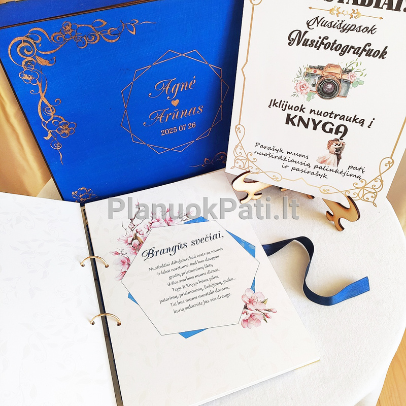 Vestuvių palinkėjimų knyga Deimantas-16