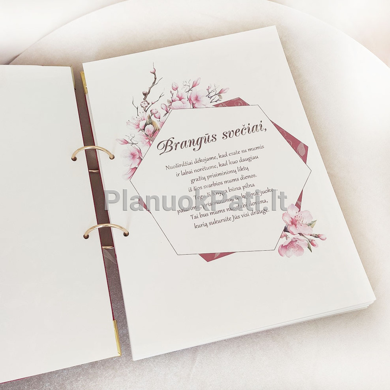 Vestuvių palinkėjimų knyga Deimantas-11