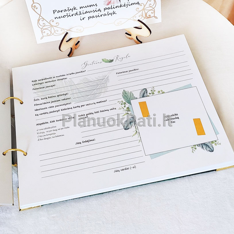 Vestuvių palinkėjimų knyga Vienu ritmu -29
