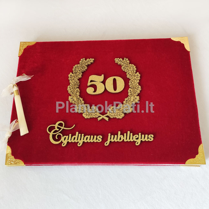 Jubiliejaus palinkėjimų albumas Ąžuolas-1